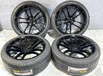 20x9.5 20x11 GLOSS BLK SRT HELLCAT WHEELS  TIRES CHARGER CHALLENGER RED EYE 392-WE FINANCE