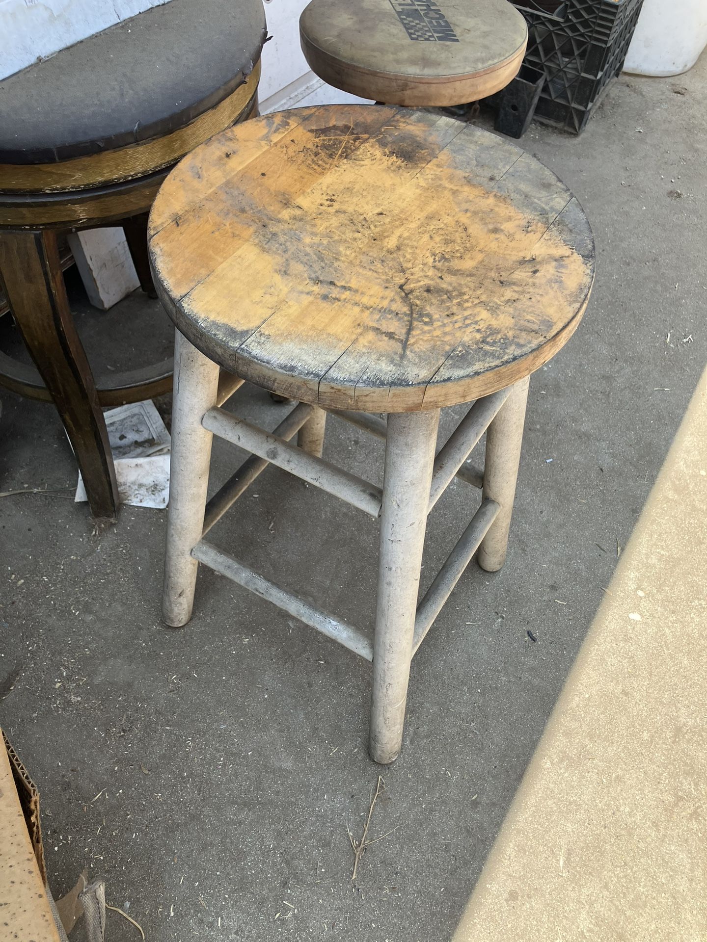 $5, Wood Stool