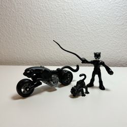 Imaginext DC Super Friends Batman Catwoman, Motorcycle & Cat Fisher-Price/Mattel Toy 