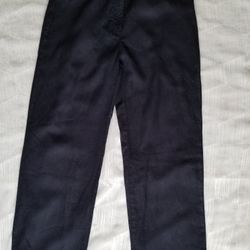 Eileen Fisher Organic Linen Wide Leg Trouser Womens