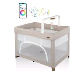 Smart Baby Play Yard with Music Mobile