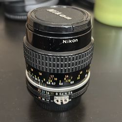 Micro-Nikkor 55mm f/2.8 Manual Focus Macro Lens (AI / AI-S era)