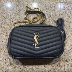 Saint Laurent Women's Grainy Leather Lou Camera Bag  (OBO)