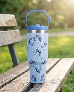 Disney Stitch Poses Stainless Steel Water Bottle 40oz