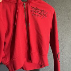 Ed Hardy Cropped Hoodie 