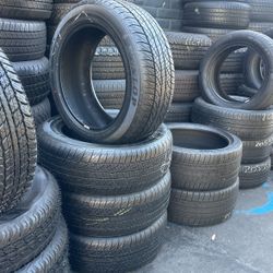 225/55R17 Dunlop A SET OF FOUR USED TIRES