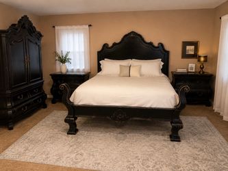Gothic, Victorian, Antique Inspired King Bedroom set