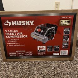 Husky 1 Gallon SILENT air Compressor