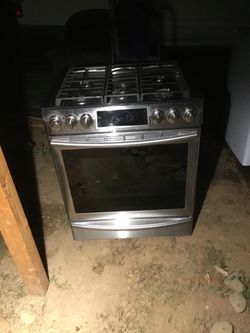 Samsung Stainless Steel Gas Range Oven