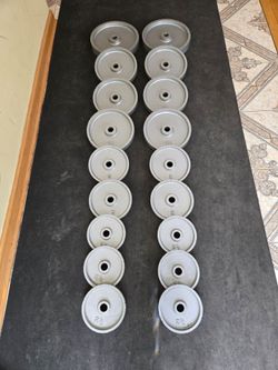 145lb Standard 1inch Deep Dish Weight Plate Set