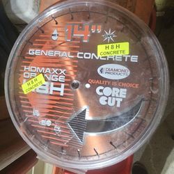 14" HDMAXXX Orange H8H Diamond Blades~ $200 each