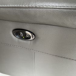 Beautiful Real Leather Automatic Reclining Couch