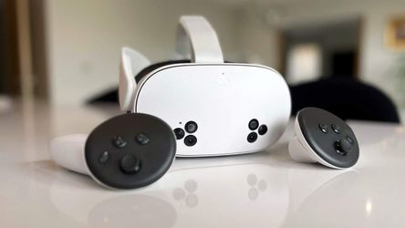 Meta quest 3s with controllers