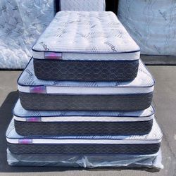 Queen pillow top mattress