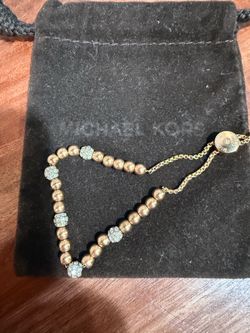 Michael Kors Gold Beaded Bracelet