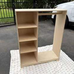 Kids Wooden Montessori Wardrobe