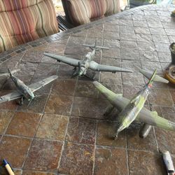 3 WW2 German Planes 