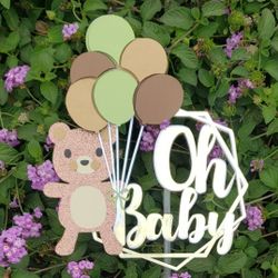 Bear Cake Topper Cupcake Toppers 