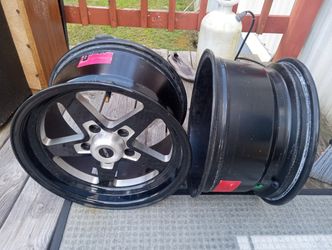 15x8 Jegs Racing Wheels Like New 5x4.50 Lugs