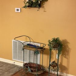 Bar Cart, Plant Stand, Wall Decor