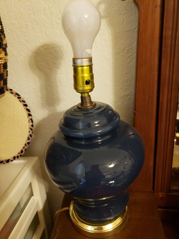 Blue lamp
