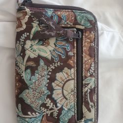 Vera Bradley Wallet with CC Holders and Change Pocket