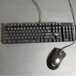 Gaming Mechanical Keyboard and Gaming Mouse
