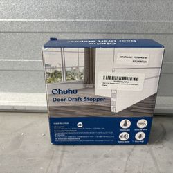$5 for NEW White Door Draft Stopper 