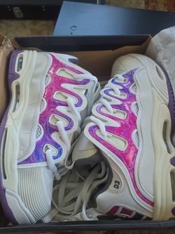 SIZE 12 - Osiris D3 2001 White/Swirl - 1141-2858