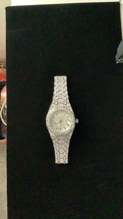 Extremely Iced Out Men’s Adjustable Watch Perfect Shine To Make A Huge Statement