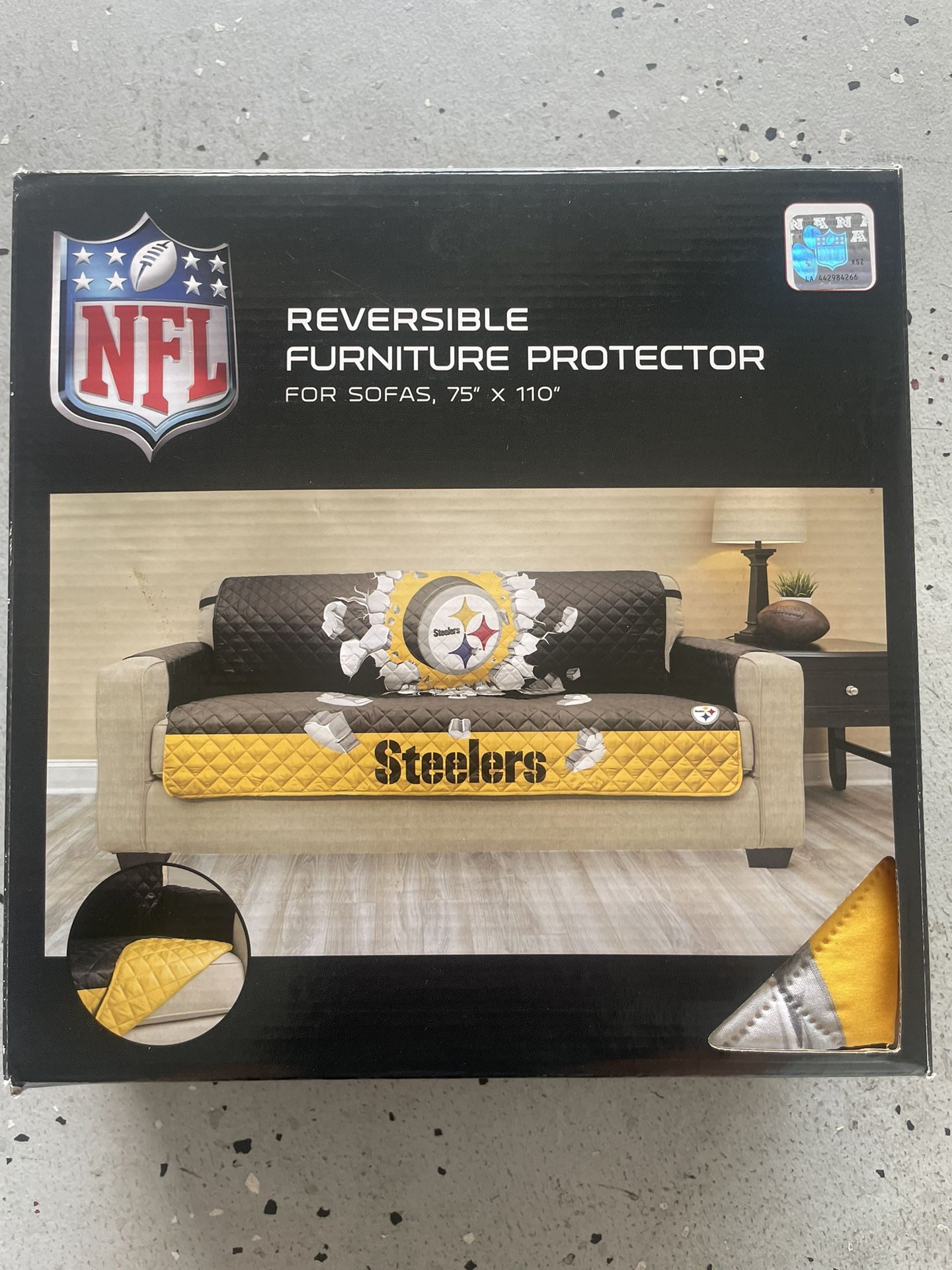 Pittsburgh Steeler Couch Protector NEW