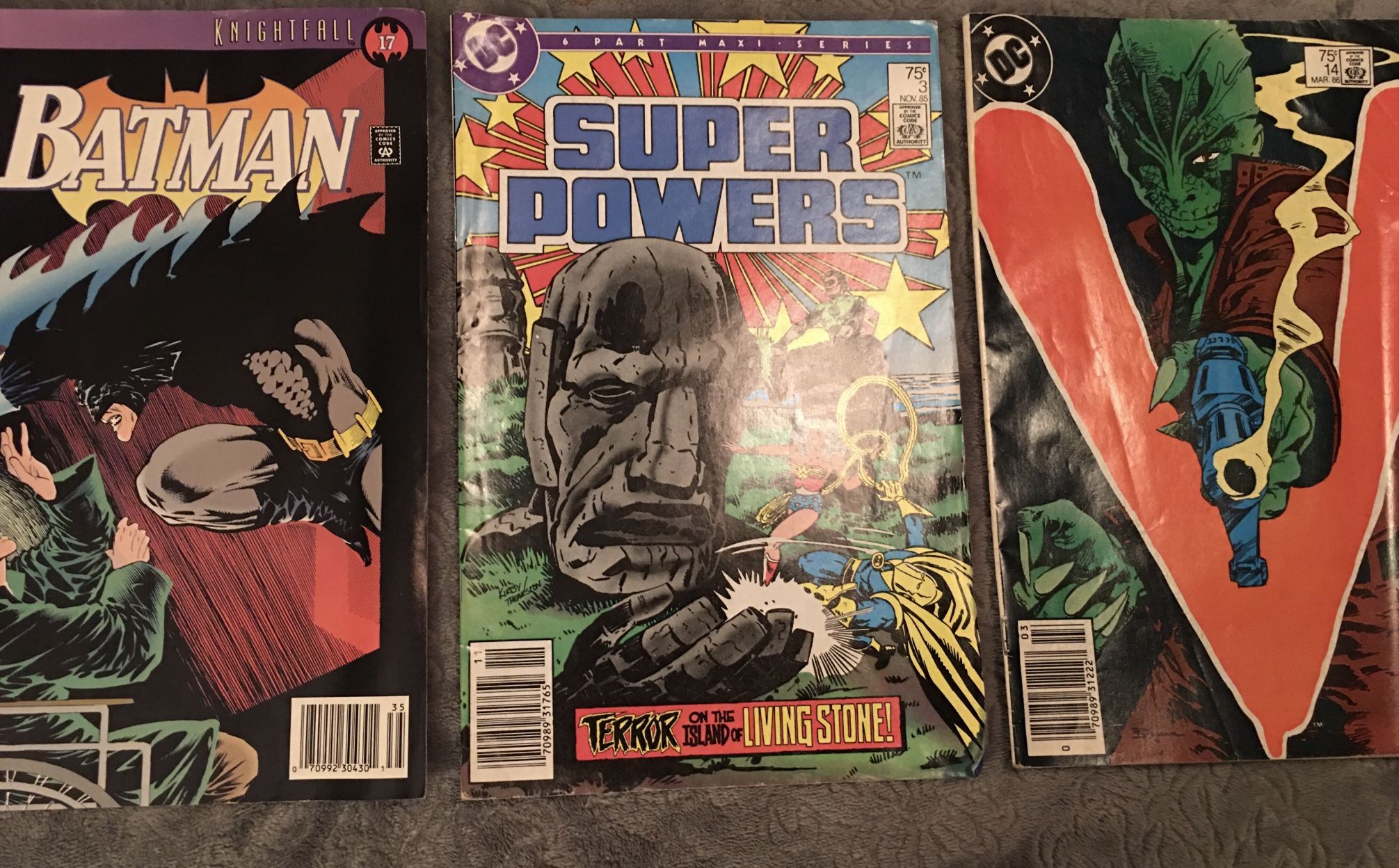 Superpowers Comic Books Including Batman-93/85/86