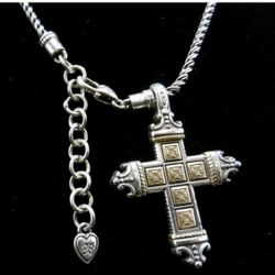 Brighton Mediterranean Cross Design Necklace