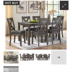 Grey Dining Table 