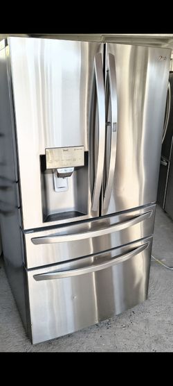 LG 4 Door Stainless Steel Refrigerator