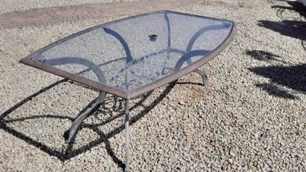 patio table 75 W x 45 L x 28 H inches