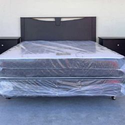 Set Queen Size Mattress And Box Spring 
