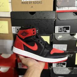 DS Jordan Satin Bred 1s size 11W 9.5M 