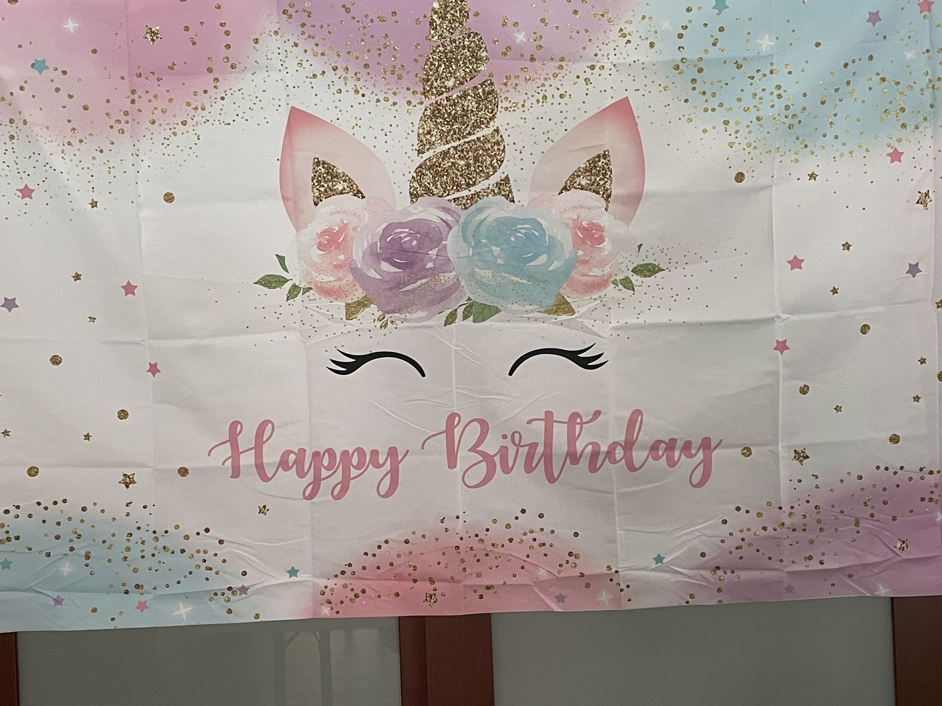 Party Banner Includes Hanging Decorations And Part Sticks For Cake /cupcakes