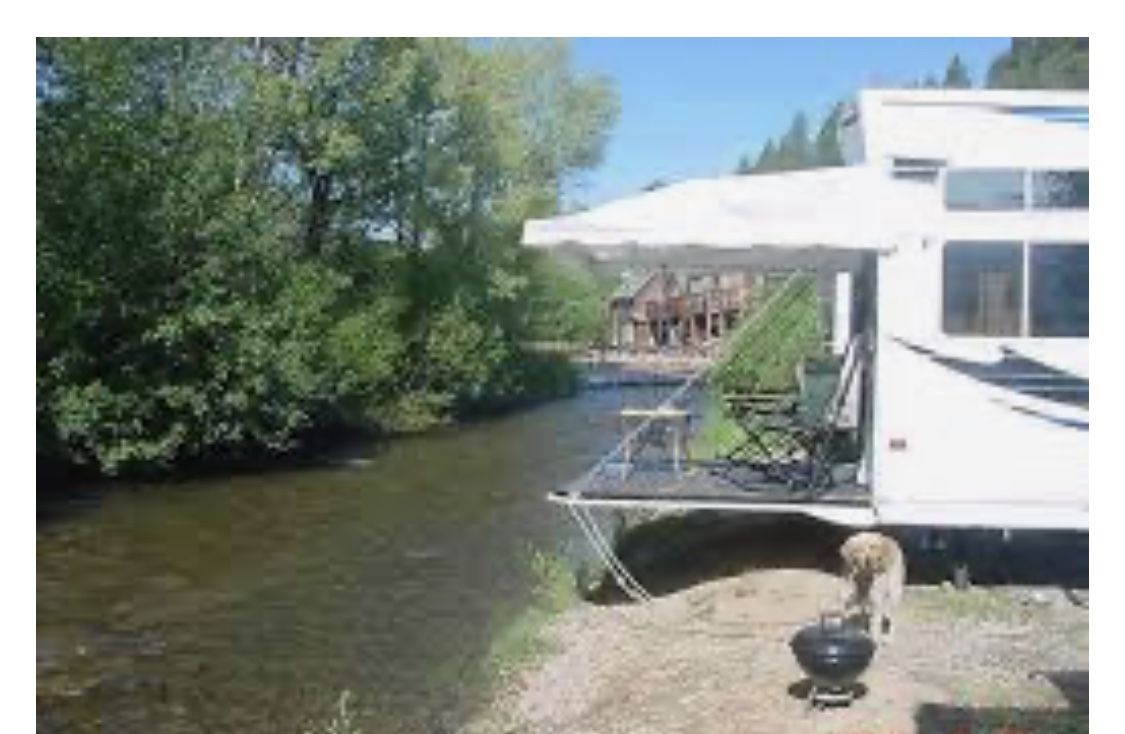 RV Toyhauler extend a room. Colorado Outback Awning and Room Carefree