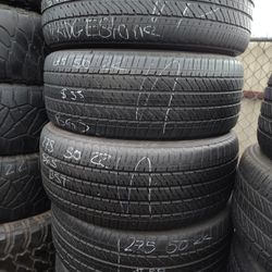 4 Bridgestone Tires Size 275-50-22 All 4 For $220 Free Installation And Balance 