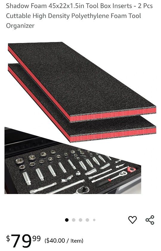 Foam Inserts For Tools, Equipment