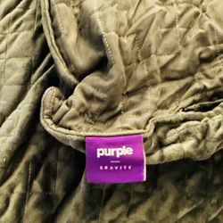 Purple/ Gravity Weighted Blanket Full/Queen