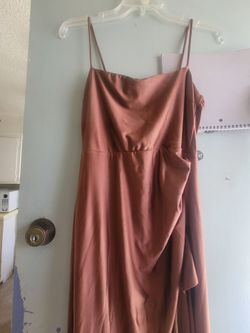 Brown dress