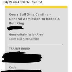 Bull Xing Rodeo Tickets Salinas 
