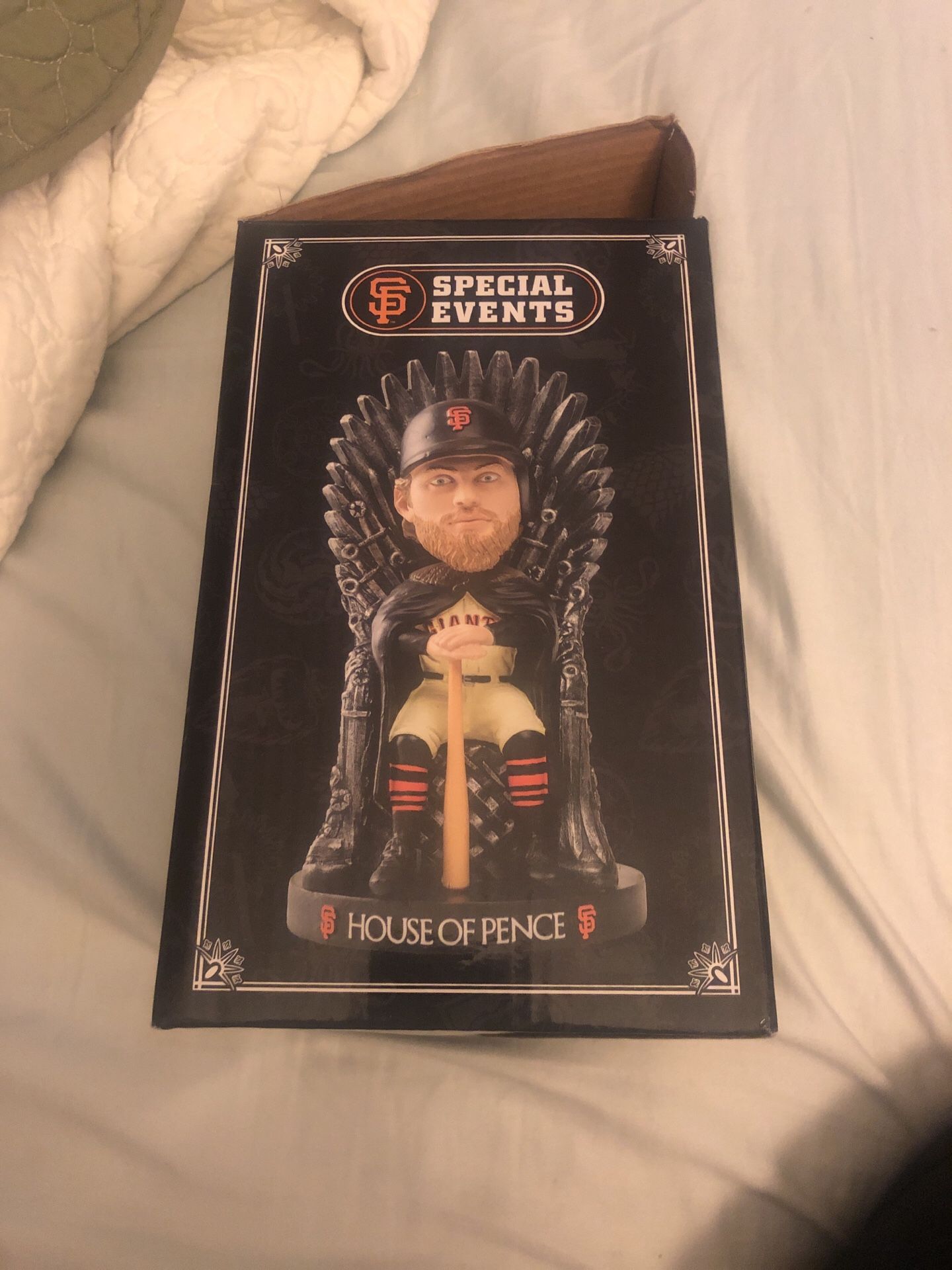 Game of thrones hunter pence bobble head !bobblehead iron throne !