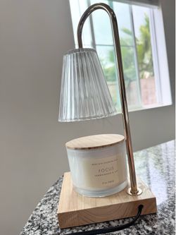 Candle Warmer Lamp Gift Set (Includes 3 Candles) – No Flame, Cozy & Safe