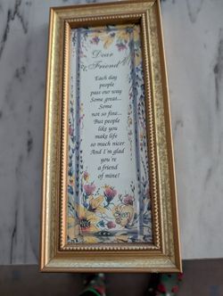 SPECIAL FRIEND DECORATIVE POEM PLAQUE