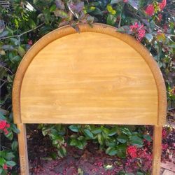 Round Twin Size Headboard 