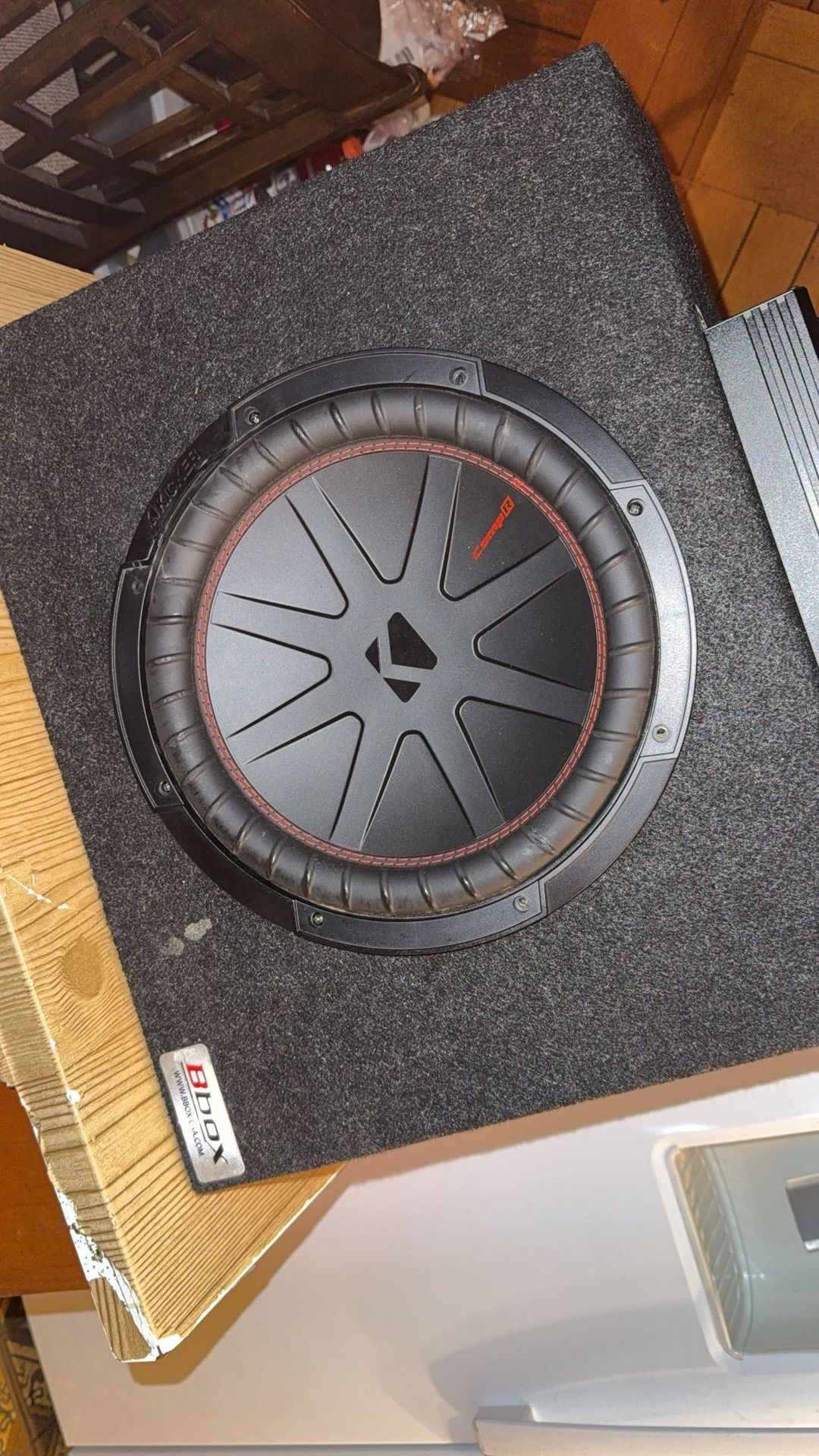 12 Inch Kicker Subwoofer & Amp